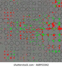 Colorful Halftone Dots Pattern .