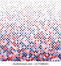 Colorful halftone pattern on white background. Linear halftone backdrop. Isolated vector illustration on white background. Colorful mosaic pattern.