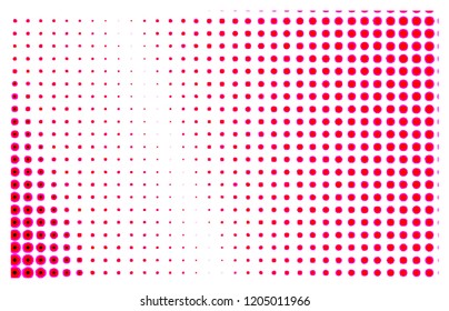 Colorful halftone polka dot pattern texture art creative design abstract background vector