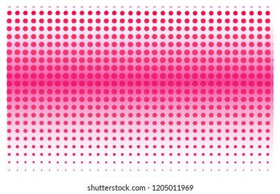 Colorful halftone polka dot pattern texture art creative design abstract background vector