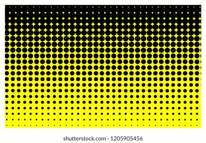 Colorful halftone polka dot pattern texture art creative design abstract background vector
