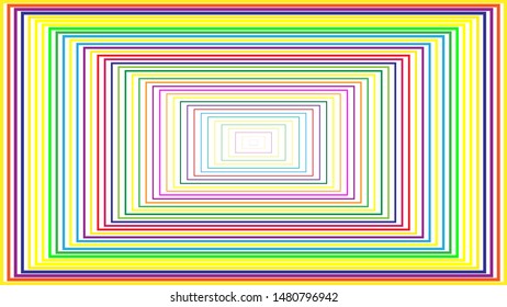 colorful halftone square vector illustration on white background