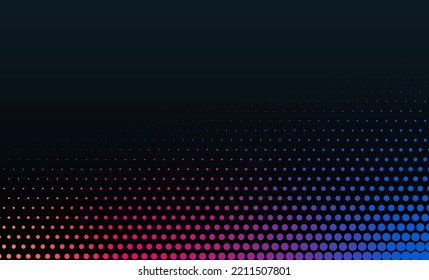 colorful halftone style modern background design