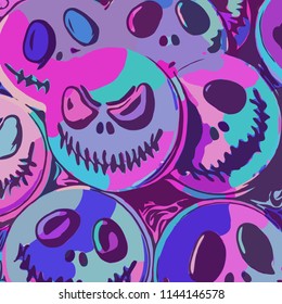 Colorful Halloween Background vector