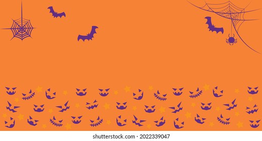 Colorful Halloween pattern illustration. Decorative Halloween background.
