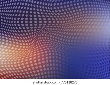Colorful halphtone background