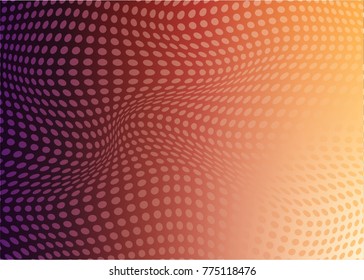 Colorful halphtone background
