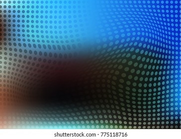 Colorful halphtone background