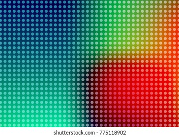 Colorful halphtone background
