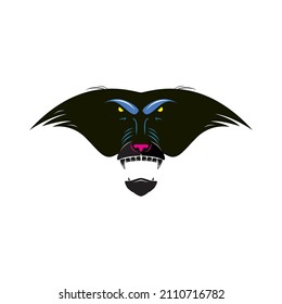 colorful Hamadryas baboon logo design, vector graphic symbol icon sign illustration