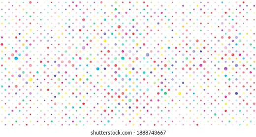 Colorful Hand drawn abstract background Polka dot pattern Dotwork