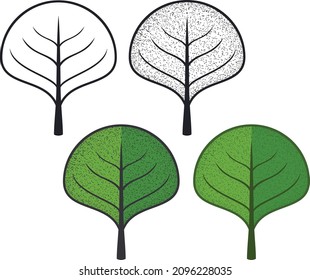 Colorful hand drawn autumn leaves. Hand draw leaves collection. Autumn leaf vector illustration.