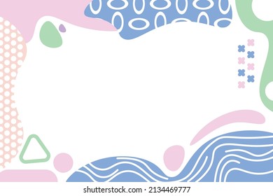 Colorful hand drawn doodle background design
