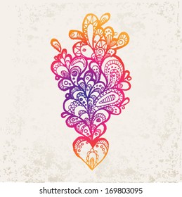 colorful hand drawn element