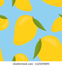 Colorful Hand Drawn Mango Pattern