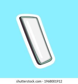 colorful hand drawn hand phone stickers