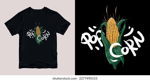 colorful hand drawn premium cool  illustration t-shirt stylish and clothing printable trendy tshirt design. print, industrial products. global swatch.