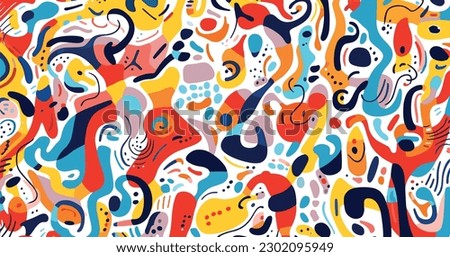 colorful hand drawn scribble background, in the style of organic shapes and curved lines, bridget riley, carnivalcore, minimalist outlines, playful figures, resin, mr. doodle