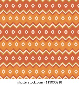 Colorful hand drown pattern in mexican style. Vector illustration