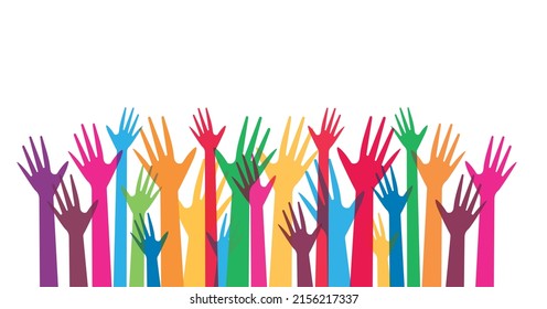 Colorful Hand Logo Design Vector