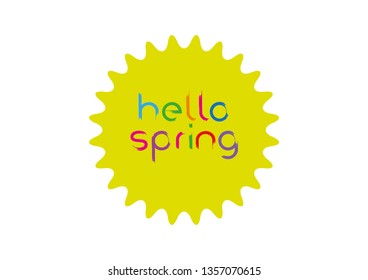 colorful hand made title