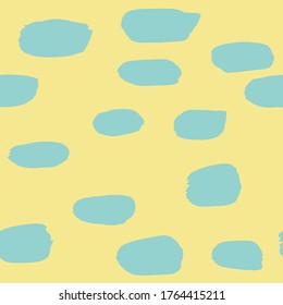 Colorful hand painted repeatable pattern.