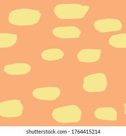 Colorful hand painted repeatable pattern.
