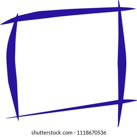 Colorful Hand-drawn rectangle