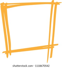 Colorful Hand-drawn rectangle