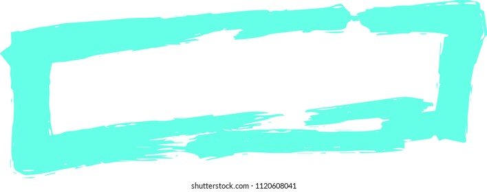 Colorful Hand-drawn rectangular frame