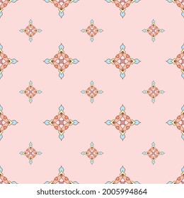 colorful hand-drawn seamless pattern. repeat pattern for packaging, gift wrapper, textile, fabric, carpet, curtains, and others. patterns added to the swatch panel.