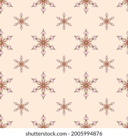 colorful hand-drawn seamless pattern. repeat pattern for packaging, gift wrapper, textile, fabric, carpet, curtains, and others. patterns added to the swatch panel.