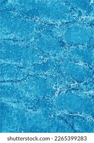 Colorful handmade marble background. Traditional Turkish technique. Painting on water followed by printing on paper. Stock vector illustration eps 10

