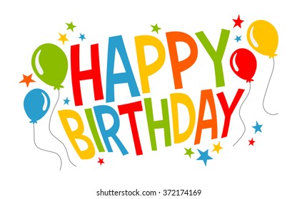 Logo Happy Birthday Stock Vectors, Images & Vector Art | Shutterstock