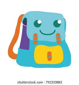 colorful happy and cute bag object kawaii