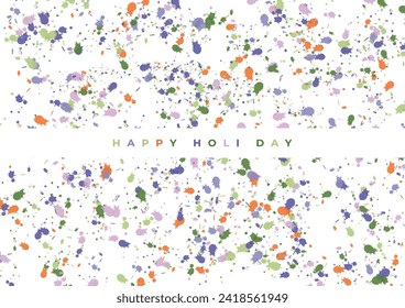 colorful happy holi day festival background design