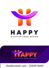 Colorful Happy Logo Design Template For All Kinds Business