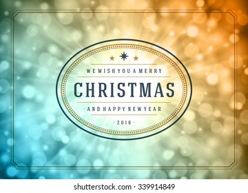 Colorful Happy New Year 2016 3d message vector background. 