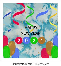 COLORFUL HAPPY NEW YEAR CELEBRATION