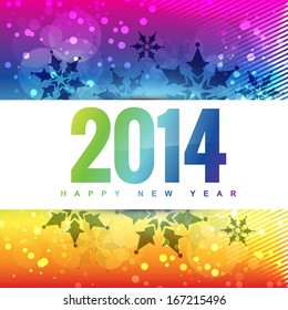 colorful happy new year style background