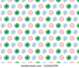 Colorful hats pattern