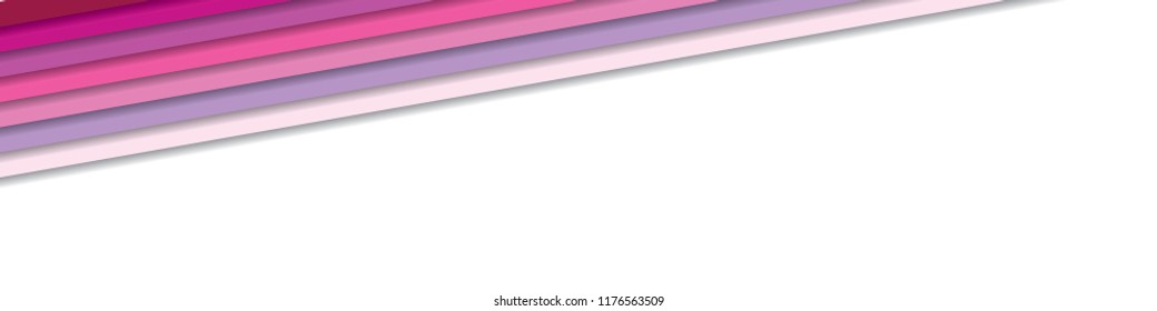 Colorful header and banner design