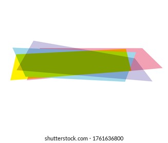Colorful headline vector icon . 