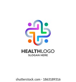 Colorful Healthcare Community Logo Design