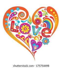 Colorful heart