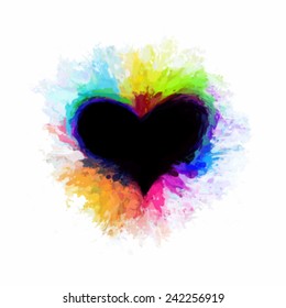 Colorful heart