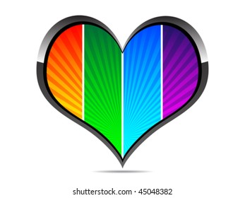 colorful heart
