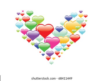 Colorful heart
