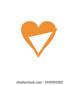 COLORFUL HEART LOVE ICON LOGO DESIGN. AND ALSO CAN TO VALENTINES DAY