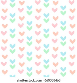 colorful heart  pattern   background vector eps.10